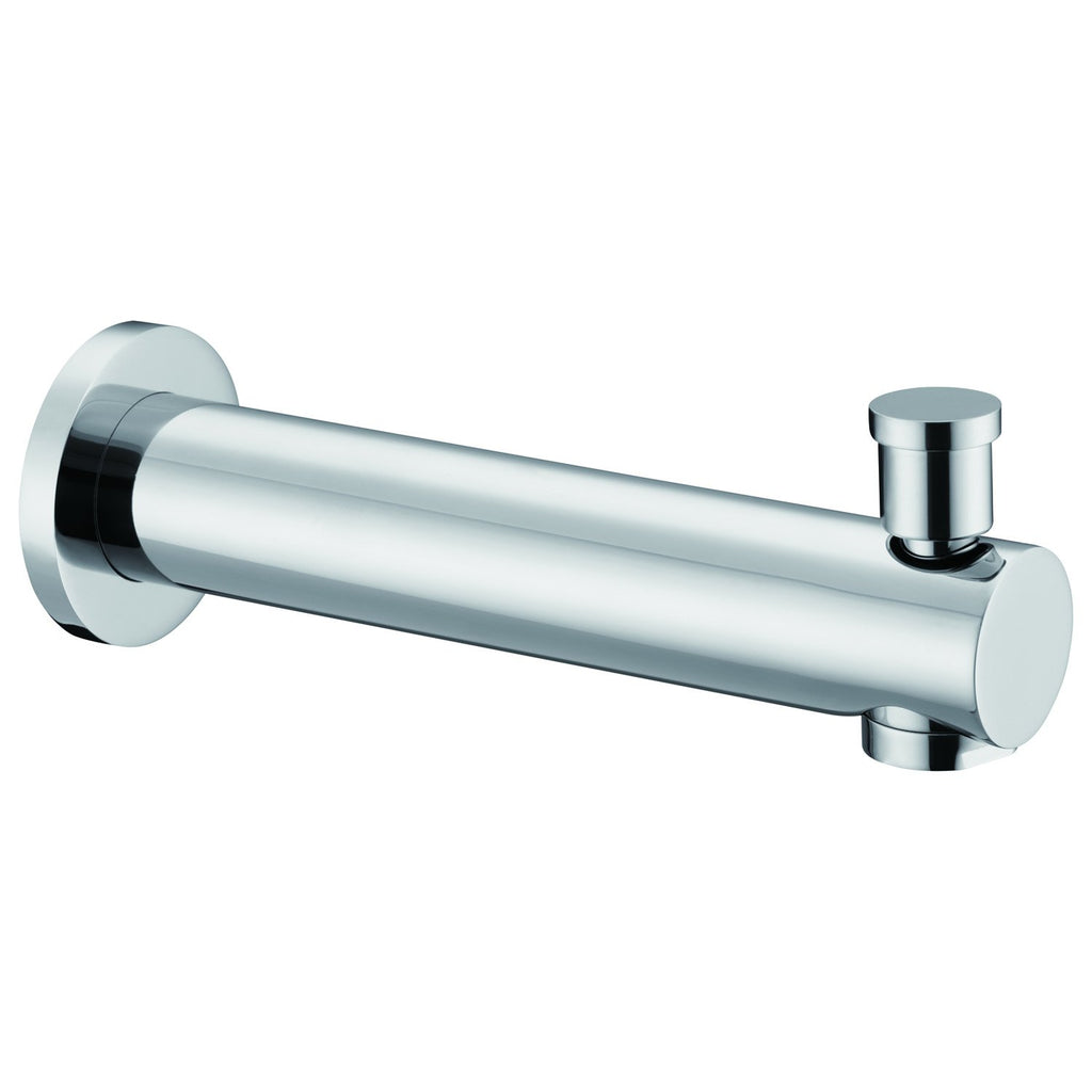 Dax Brass Round Spout With Diverter Brushed Nickel Finish (DAX-0127-1-BN)