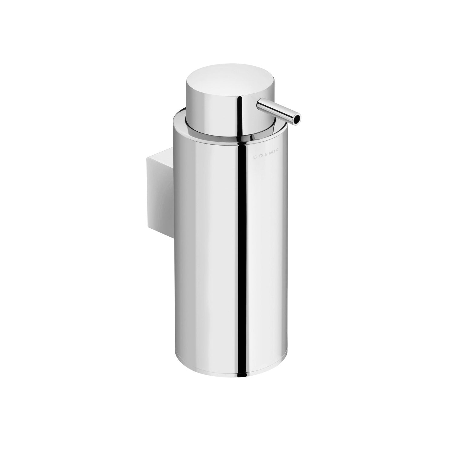 COSMIC Project Soap Dispenser, Wall Mount, Stainless Steel Body, Chrome Finish, 2-9/16 x 6-1/2 x 4-5/16 Inches (2510105)