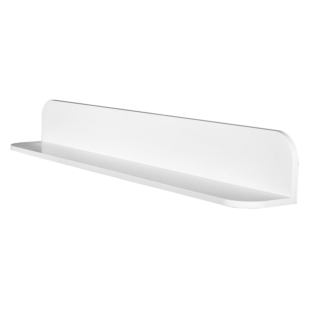 DAX Solid Surface Bathroom Shelf, Wall Mount, White Matte Finish, 35-7/16 x 4-3/4 x 4-3/4 Inches (DAX-AB-1560-35)