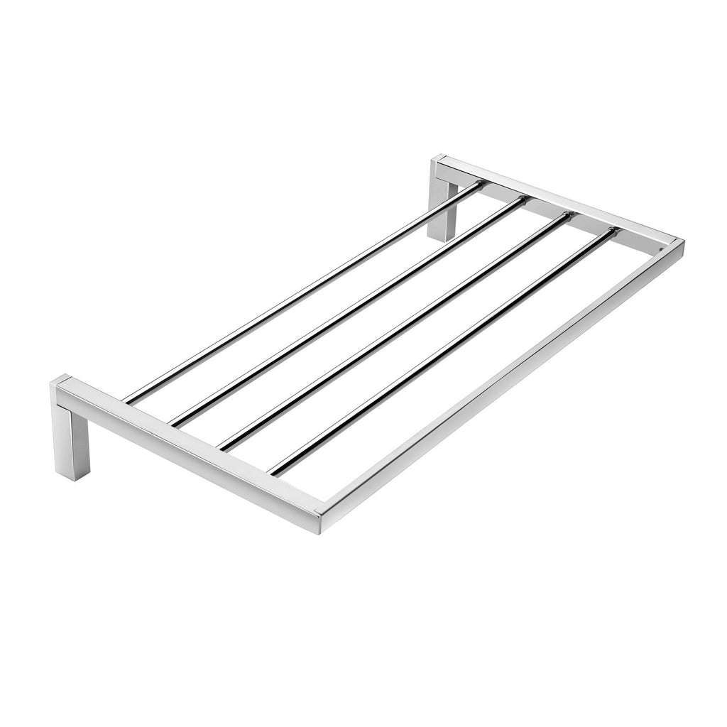 COSMIC Bathlife Towel Rack, Wall Mount, Brass Body, Chrome Finish, 23-5/8 x 3-3/4 x 11-13/16 Inches (2290168)