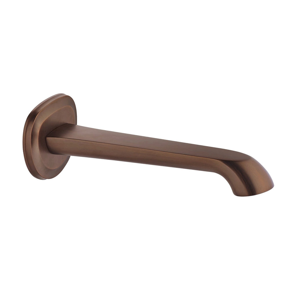 DAX Shower Spout, Wall Mount, Brass Body, Oil Rubbed Bronze Finish, 8-11/16 Inches (DAX-Z27-ORB)