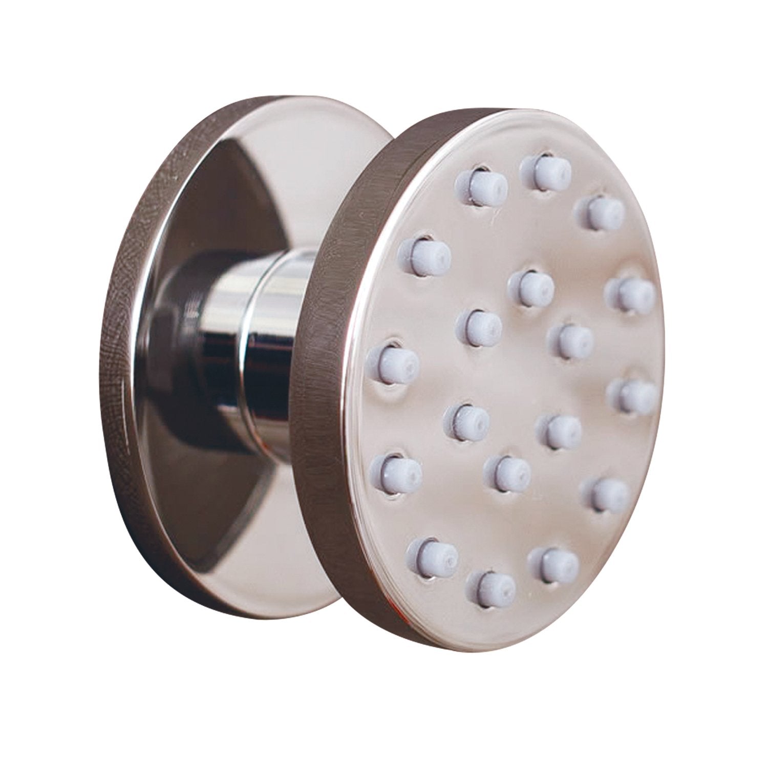 DAX Round Shower Body Spray, Spa Massage Jet, Chrome Finish 2-3/4 x 2-3/4 x 2-1/2 Inches (DAX-FHS27)