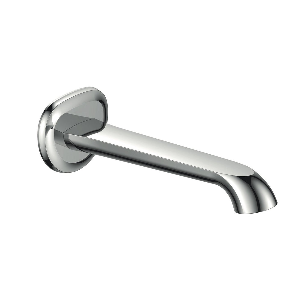 DAX Shower Spout, Wall Mount, Brass Body, Chrome Finish, 8-11/16 Inches (DAX-Z27-CR)