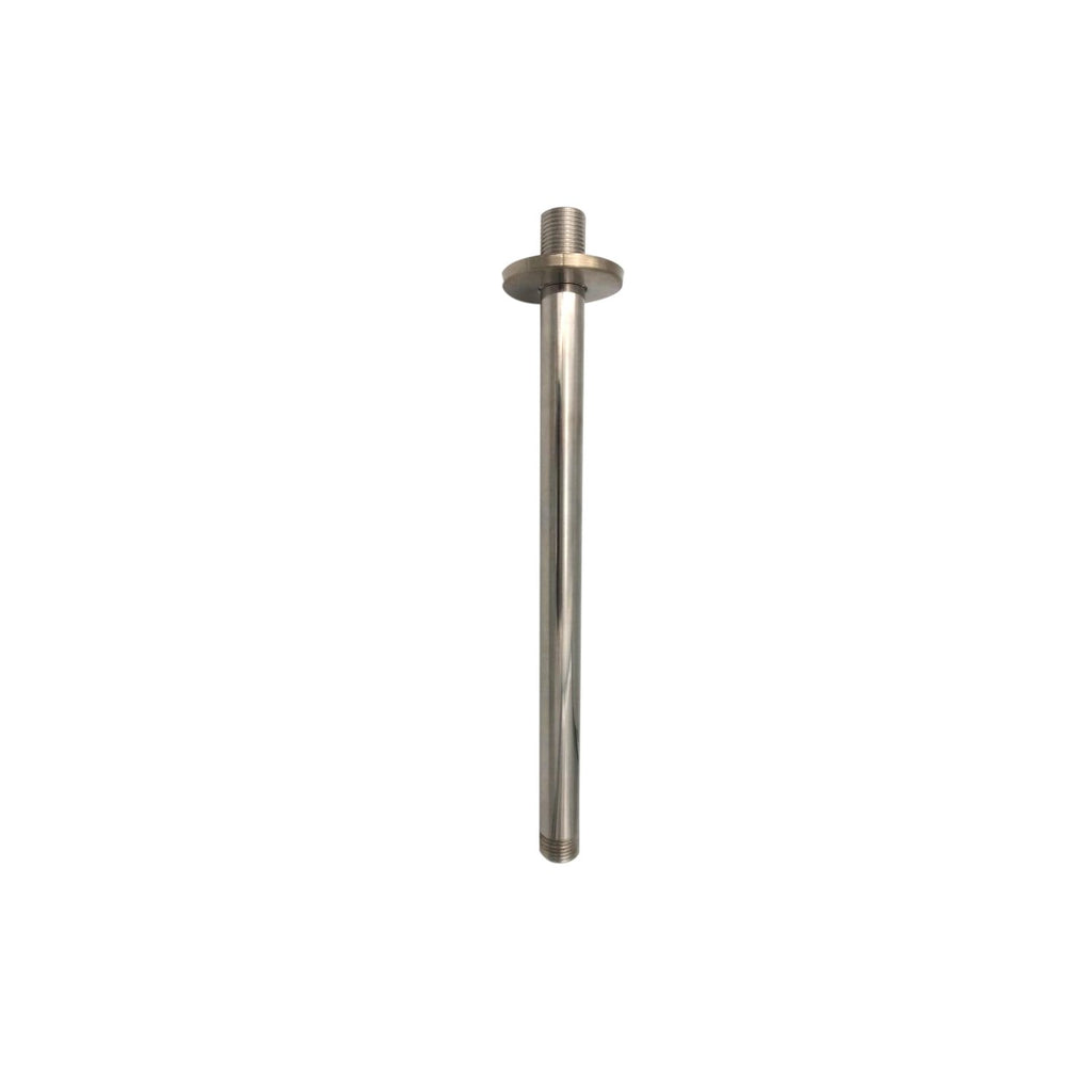 DAX Round Shower Arm, Brass Body, Ceiling Mount, Chrome Finish, Length 8 Inches (D-F18-8-CR)
