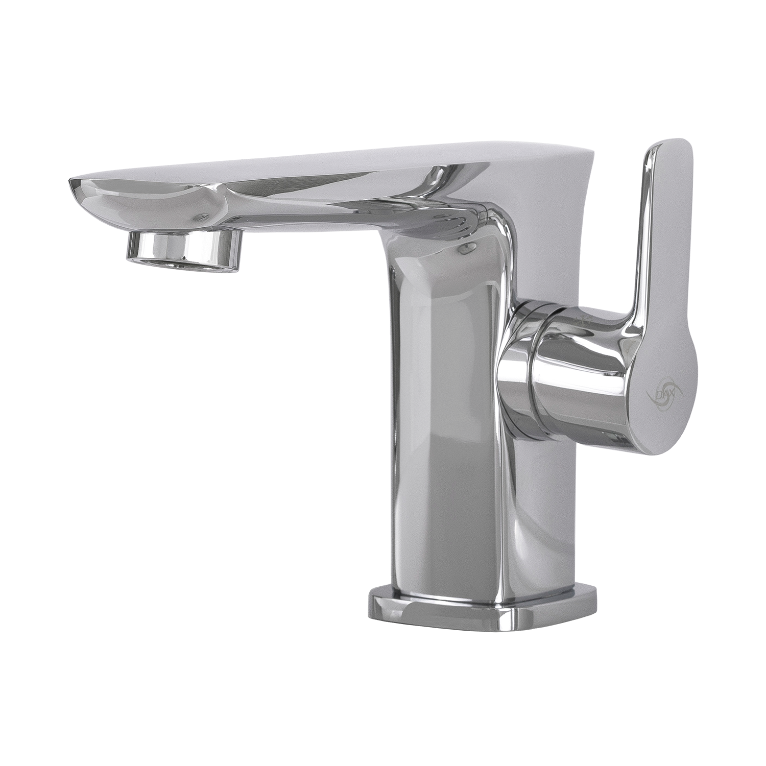 DAX Single Handle Bathroom Faucet, Brass Body, Chrome Finish, 4-3/4 x 3-15/16 Inches (DAX-9883)