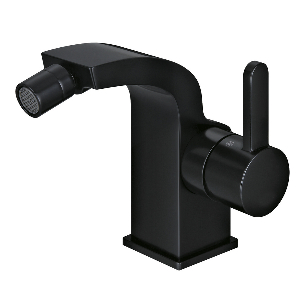 DAX Single Handle Bidet Faucet, Brass Body, Black Finish, 4-5/16 x 4-1/2 Inches (DAX-8560-PB)