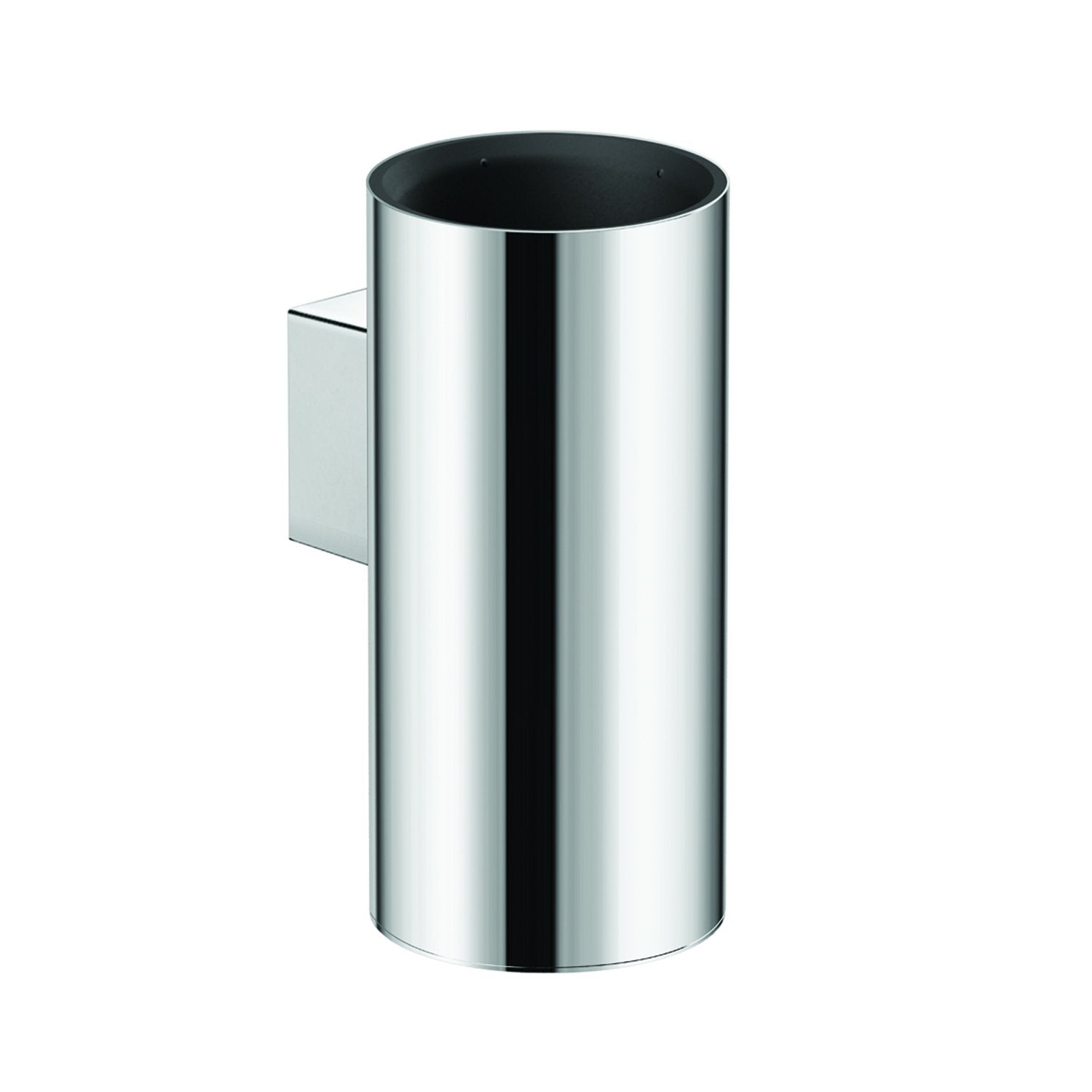 COSMIC Architect Bathroom Single Tumbler Toothbrush Holder, Wall Mount, Stainless Steel Cup, Chrome Finish, 2-7/16 x 5-1/4 x 3-7/16 Inches (2050153)
