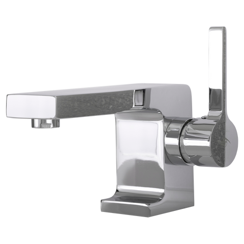 DAX Single Handle Bathroom Faucet, Brass Body, Chrome Finish, 4-1/8 x 6-5/8 Inches (DAX-0073)
