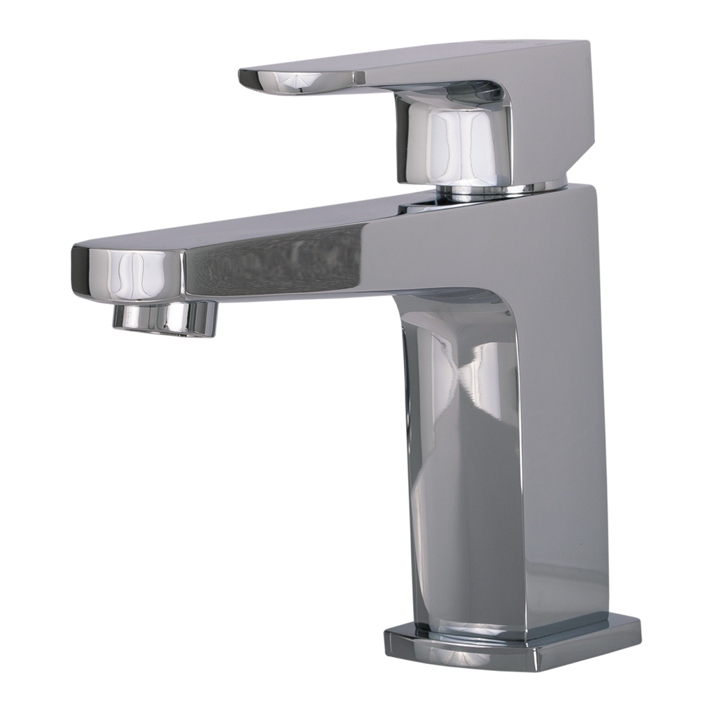 DAX Single Handle Bathroom Faucet, Brass Body, Chrome Finish, 4-3/4 x 5-11/16 Inches (DAX-8209)