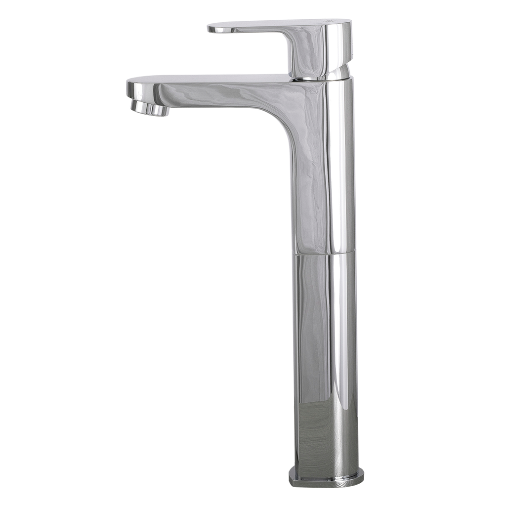 DAX Single Handle Vessel Sink Bathroom Faucet, Brass Body, Chrome Finish, 4-3/4 x 12-13/16 Inches (DAX-9889B)