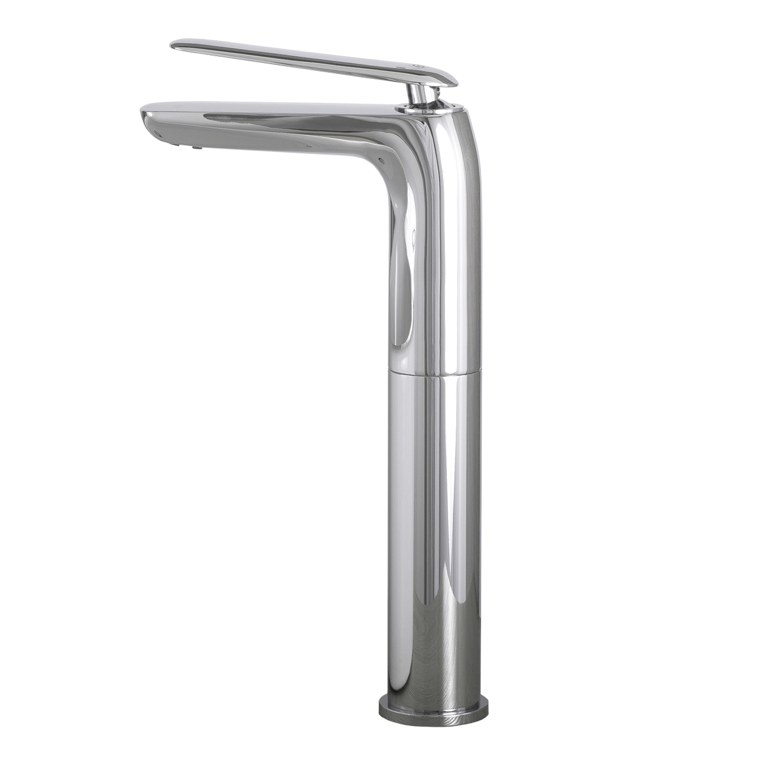 DAX Single Handle Vessel Sink Bathroom Faucet, Brass Body, Chrome Finish, 4-3/4 x 12-3/8 Inches (DAX-8206B)