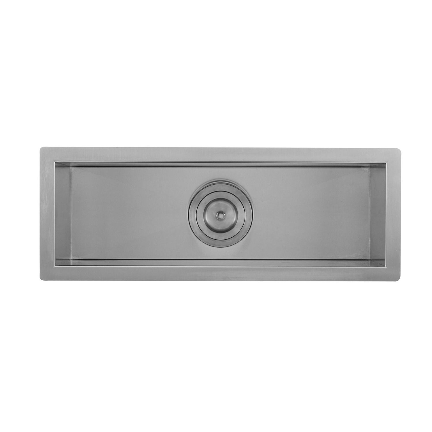 DAX Handmade Undermount Bar Sink, 16 Gauge Stainless Steel, Brushed Finish, 23 x 8-1/2 x 6 Inches (DAX-SQ-2385)