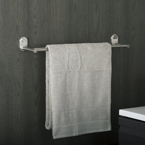 DAX Double Towel Bar, Wall Mount Stainless Steel, Polish Finish, 24-5/8 x 2-3/4 x 5-3/16 Inches (DAX-G0204-P)