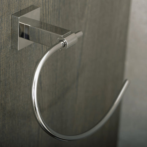 DAX Towel Ring, Wall Mount Stainless Steel, Satin Finish, 8-1/4 x 2-13/16 x 6 Inches (DAX-G0108-S)