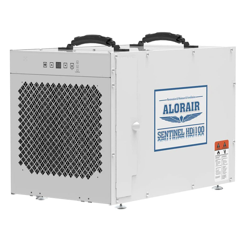 AlorAir Sentinel HDi100 Whole Home Dehumidifier, 100 Pints at AHAM, up to 2,900 sq. ft. 5 Years Warranty, cETL Listed, Basement Dehumidifier with a Pump, Remote Control, Crawl Space Dehumidifying