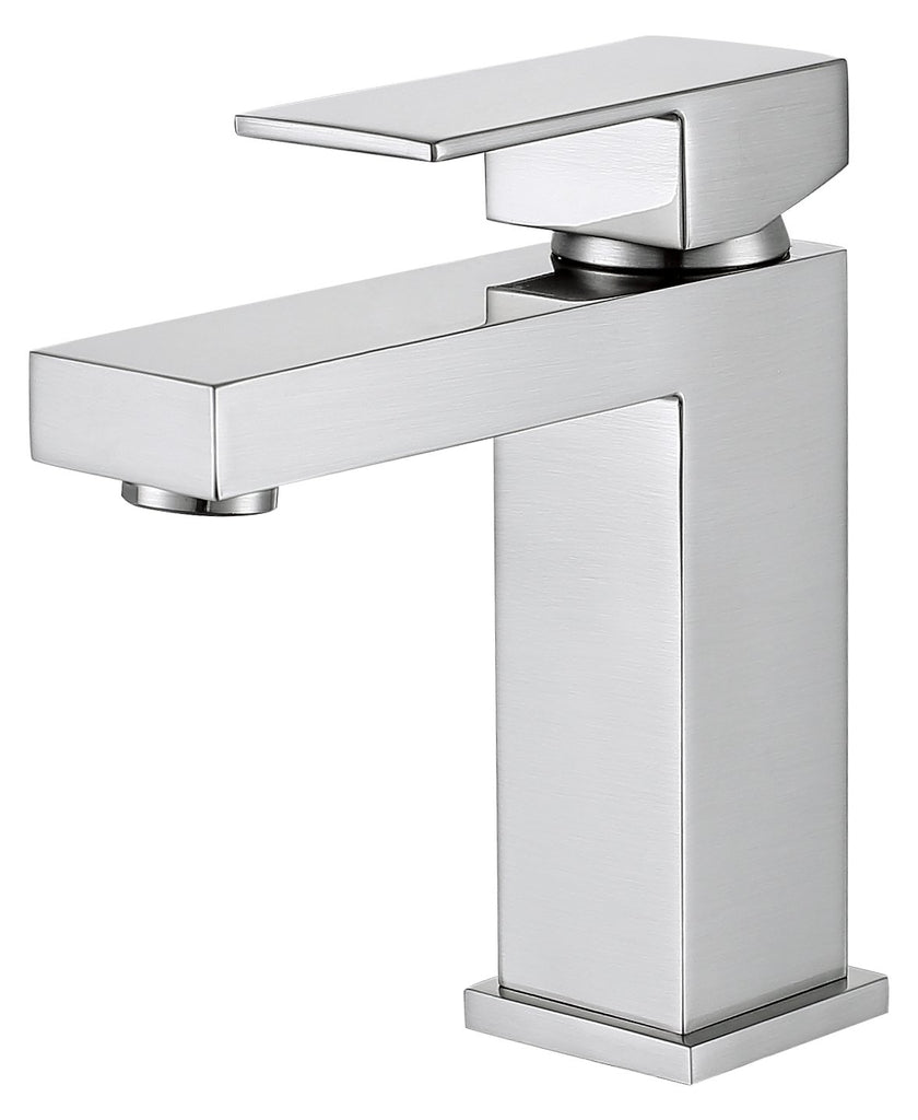 DAX Single Handle Bathroom Faucet, Brass Body, Chrome Finish, 4-5/16 x 6-1/2 Inches (DAX-6951A-CR)