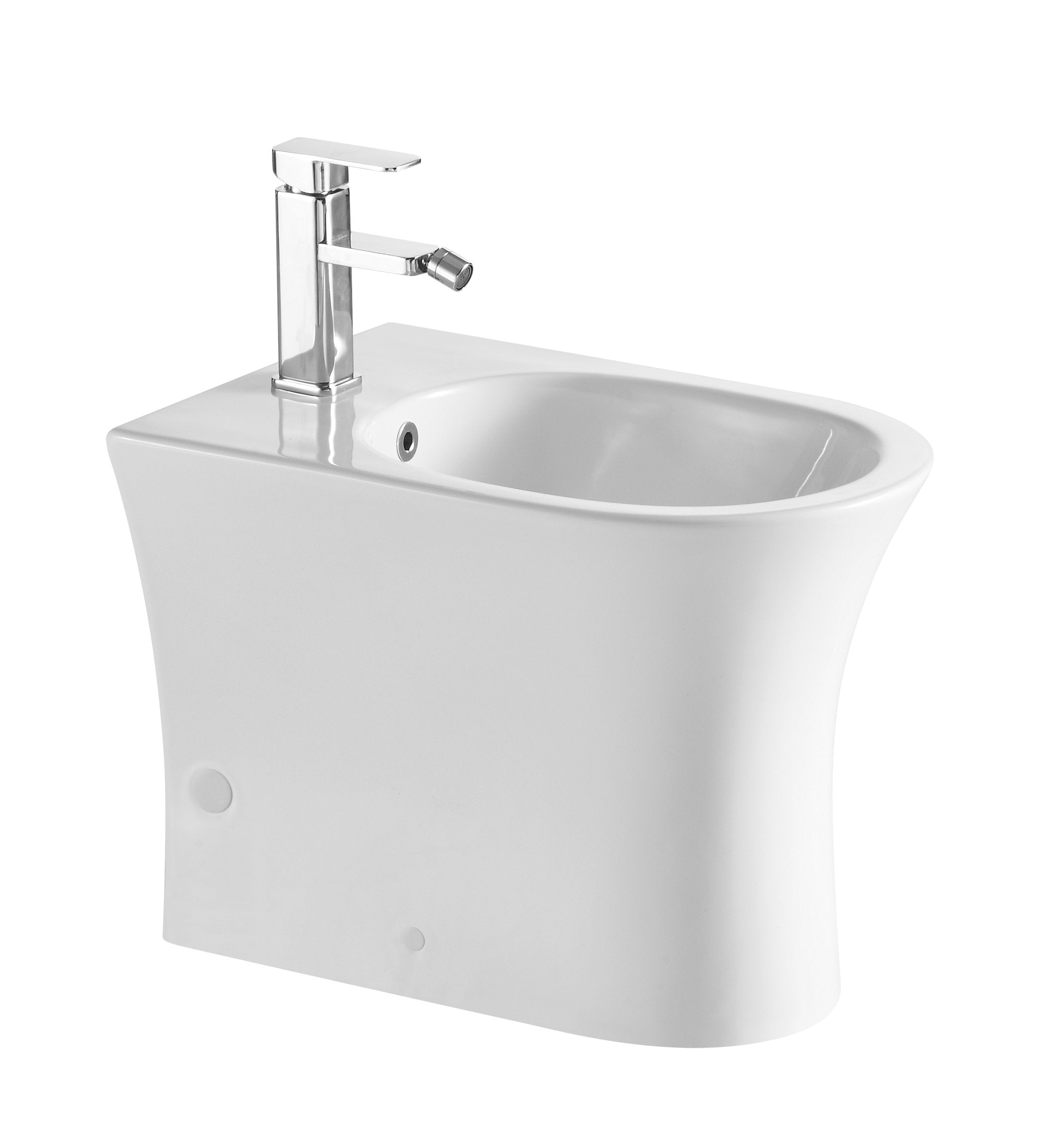 DAX Ceramic wall mount Bidet, White gloss Finish (BSN-CL12249F)