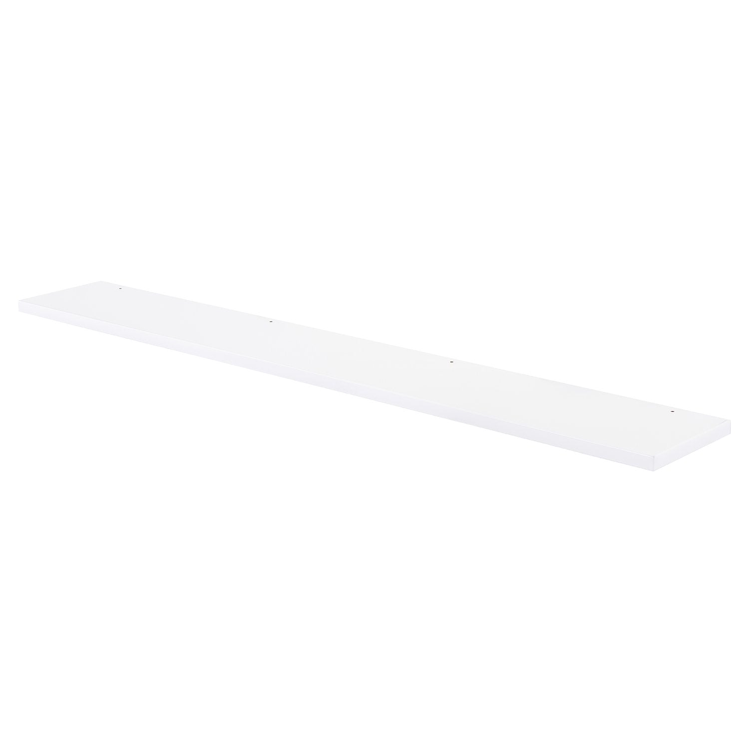 48" Wood Mirror Shelf, Wall Mount, White Gloss, 'OHANA Collection by DAX