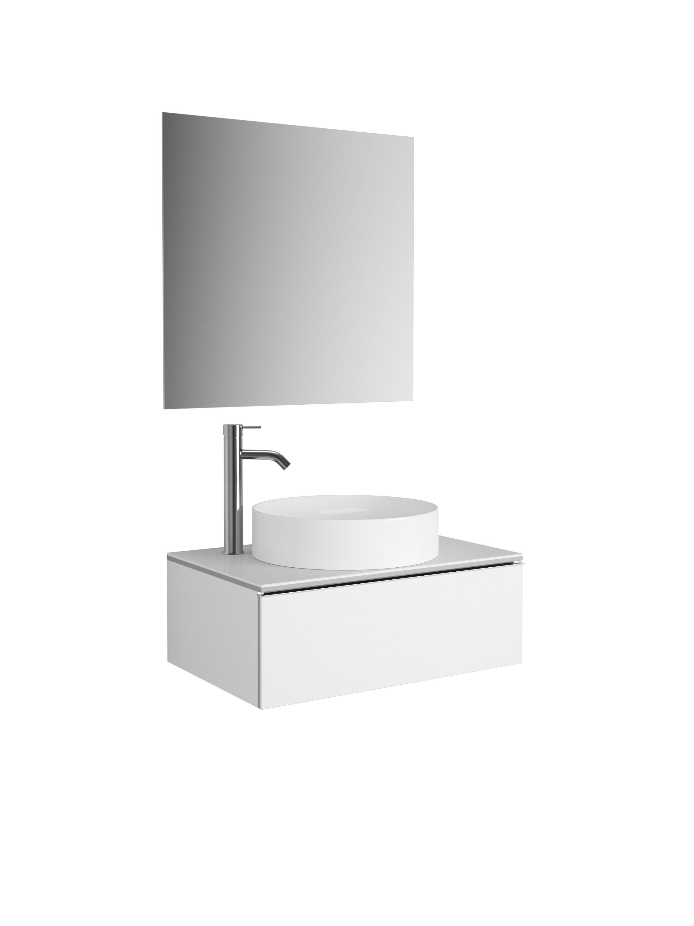 DAX 28" Surfside single Vanity Cabinet without trap. White (DAX-SURF022811)