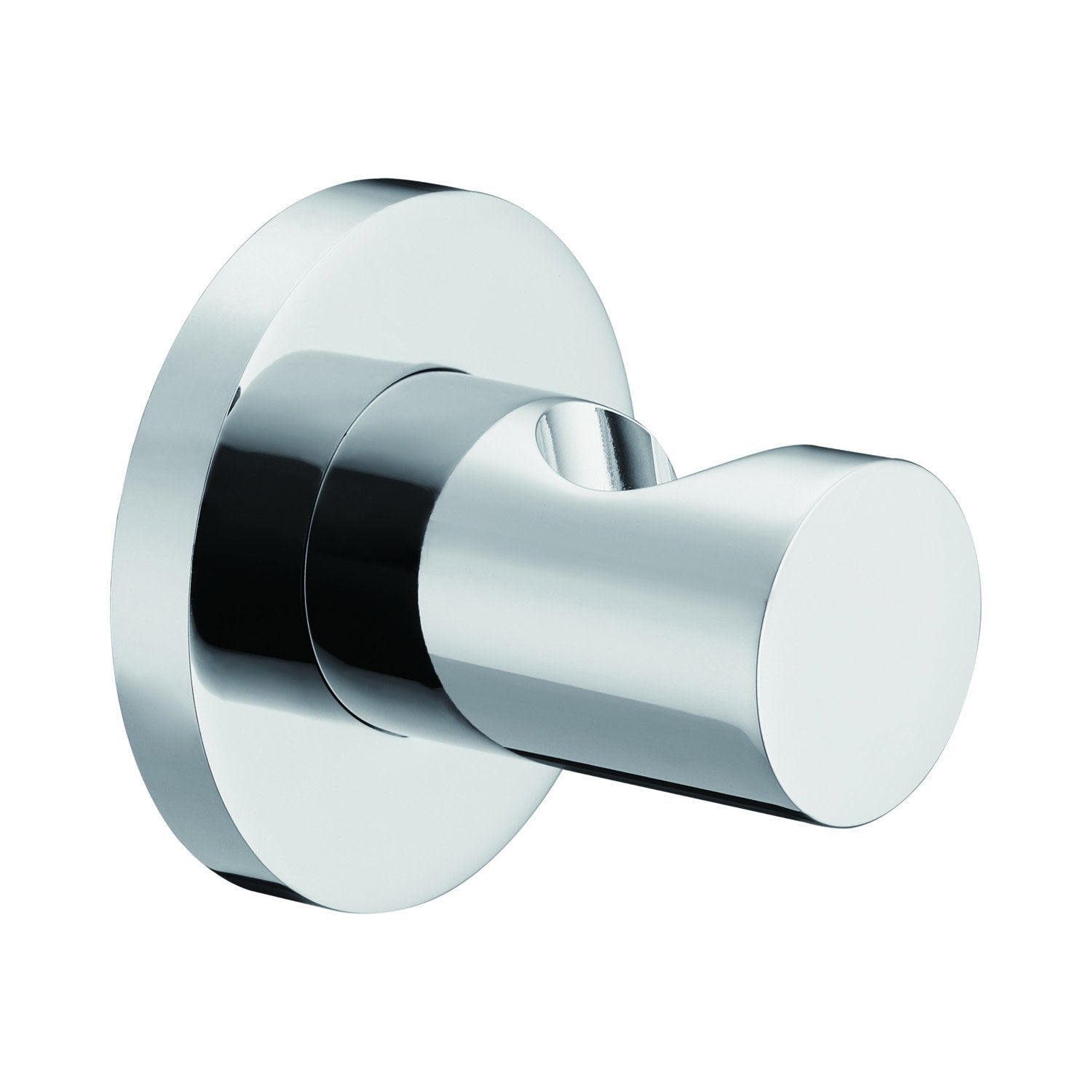 Dax Brass Round Shower Holder Brushed Nickel Finish (DAX-044-BN)