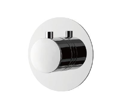 DAX Round Concealed Valve Thermostatic Mixer. Chrome Finish (DAX-1050-RD-CR)