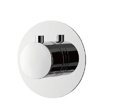 DAX Round Concealed 3 way diverter. Chrome Finish (DAX-1053-RD-CR)