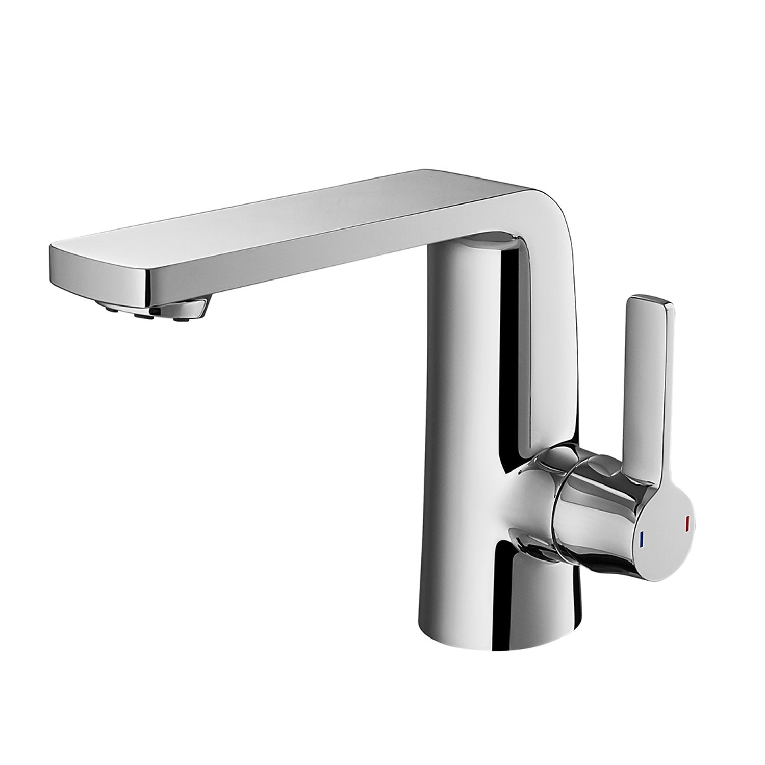 DAX Single Handle Bathroom Faucet, Brass Body, Brushed Nickel Finish, Spout Height 4-15/16 Inches (DAX-8226-BN)