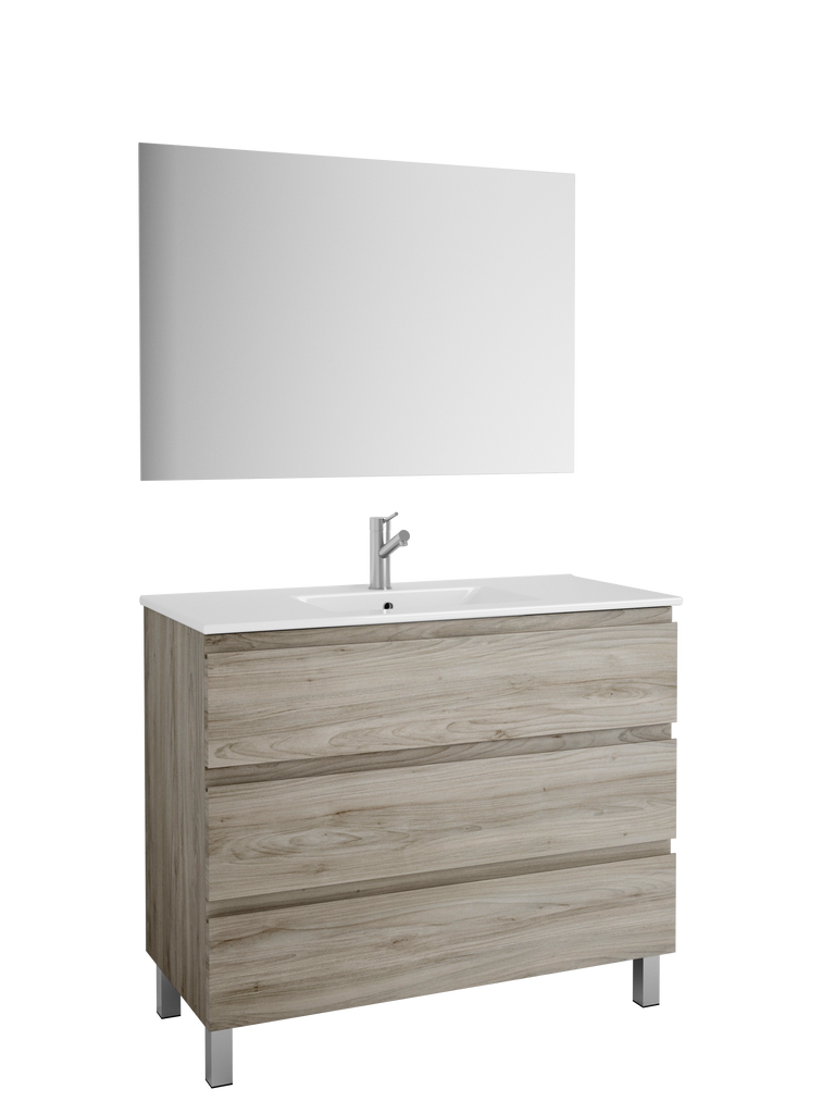DAX Costa vanity cabinet, 40", pine with Onix basin (DAX-COS014012-ONX)