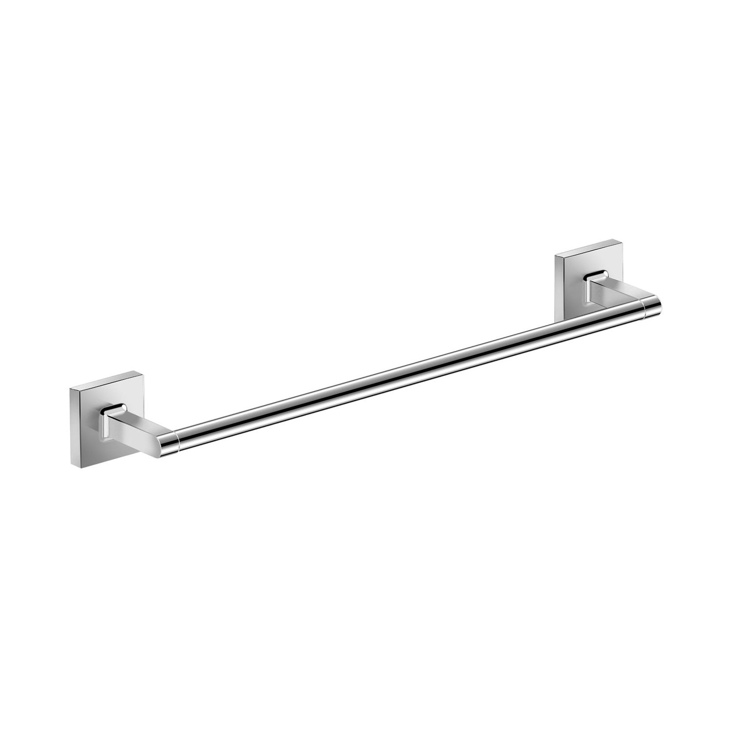 DAX Milano Single Towel Bar, Wall Mount, Brass Body, Chrome Finish, 16-3/4 Inches (DAX-GDC160164-CR)