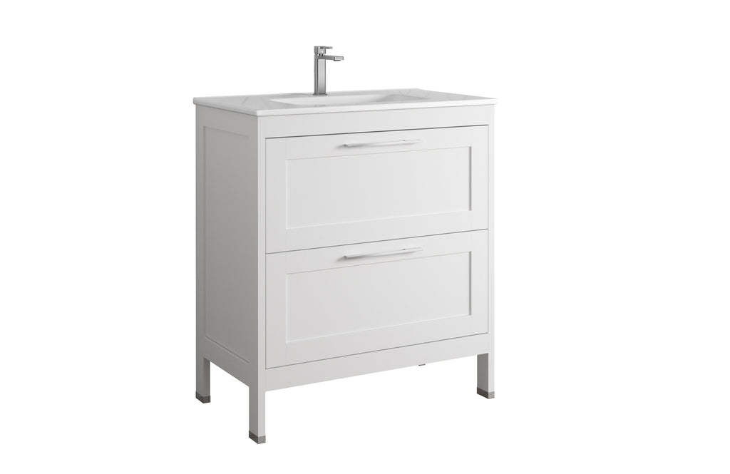 DAX Lakeside Single Vanity 32 Inches White with Onix Basin (DAX-013211-ONX)