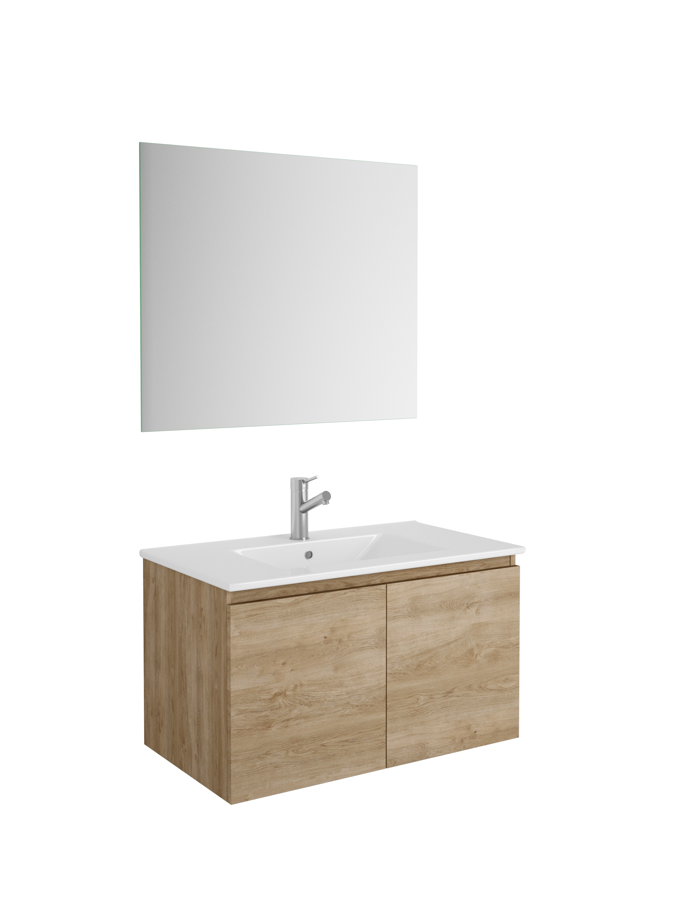 DAX Malibu vanity cabinet 32", oak with Onix basin (DAX-MAL013214-ONX)