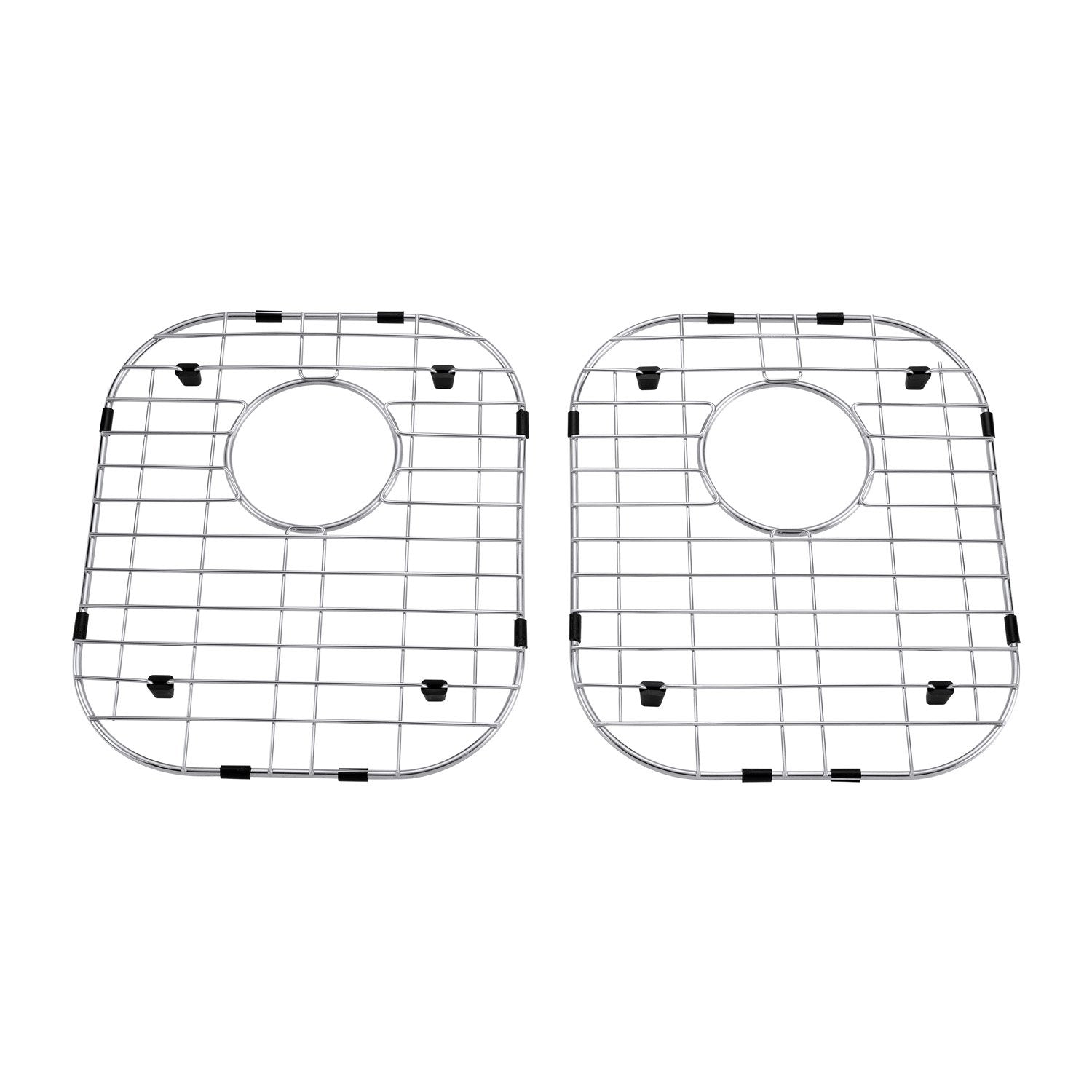 DAX Grid for Kitchen Sink, Stainless Steel Body, Chrome Finish, Compatible with DAX-OM3322, 13 x 11-1/2 Inches (GRID-OM3322)