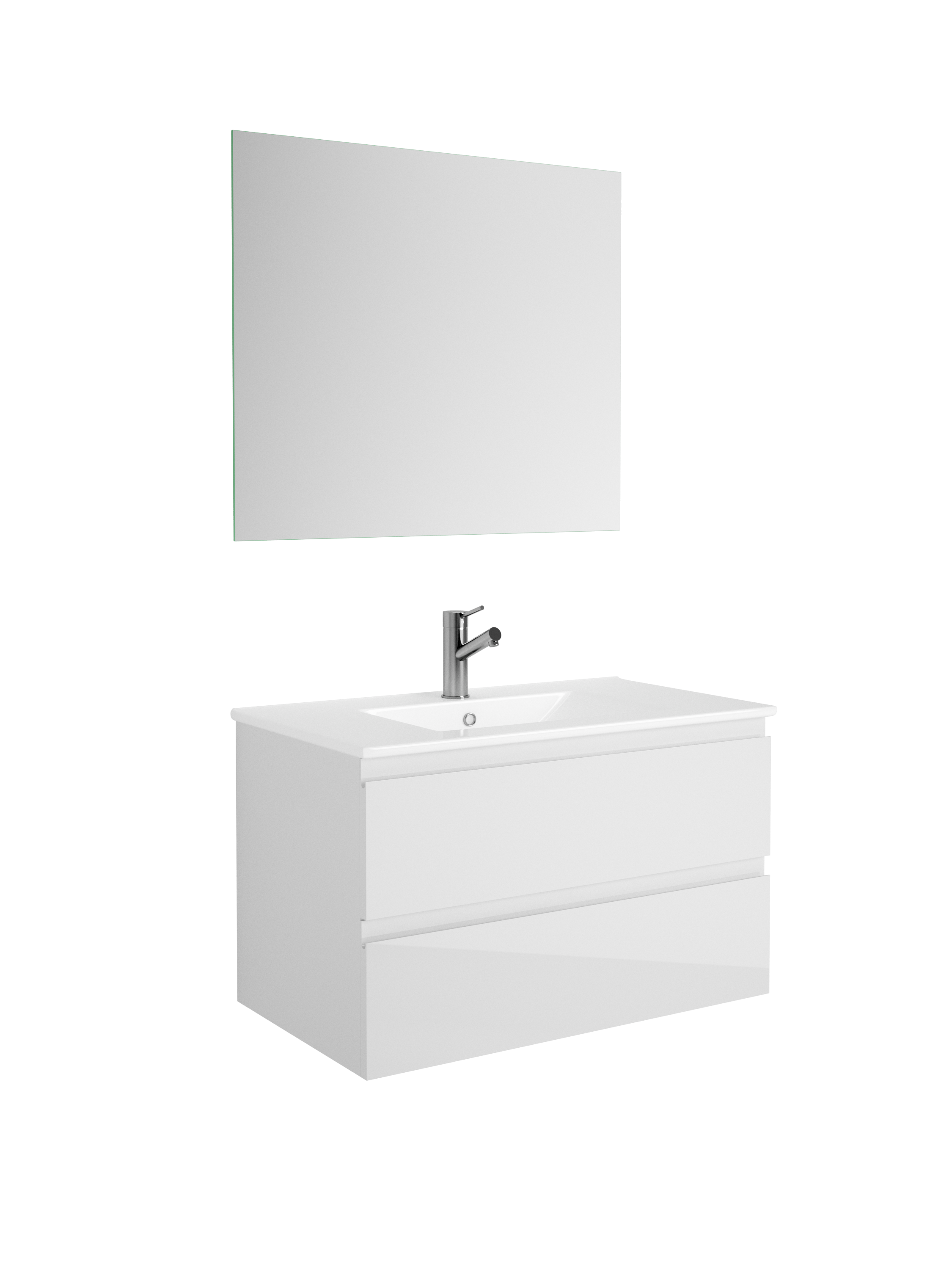 DAX Pasadena vanity cabinet 32", glossy white with Onix basin (DAX-PAS013211-ONX)