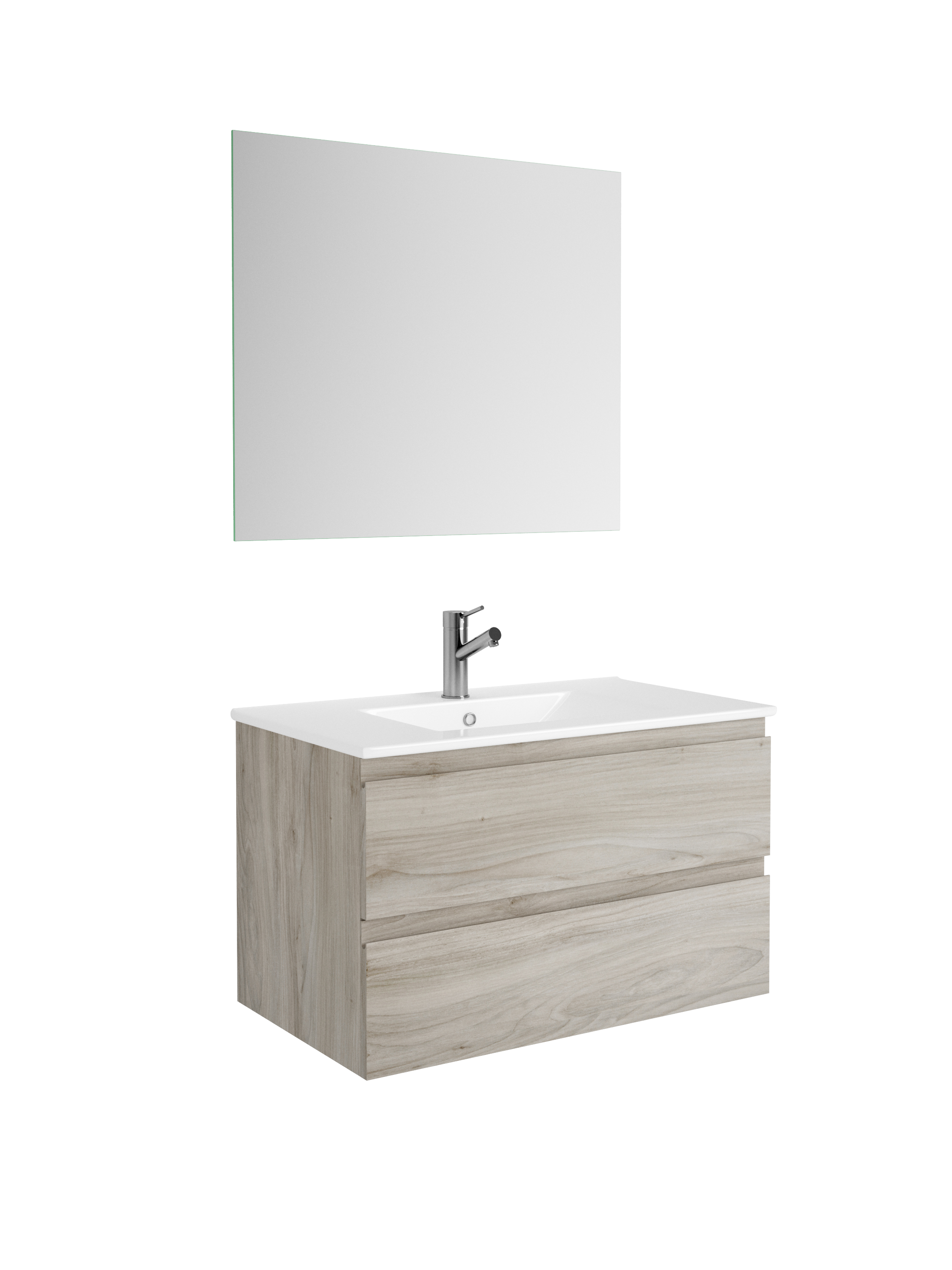 DAX Pasadena vanity cabinet 32", pine with Onix basin (DAX-PAS013212-ONX)