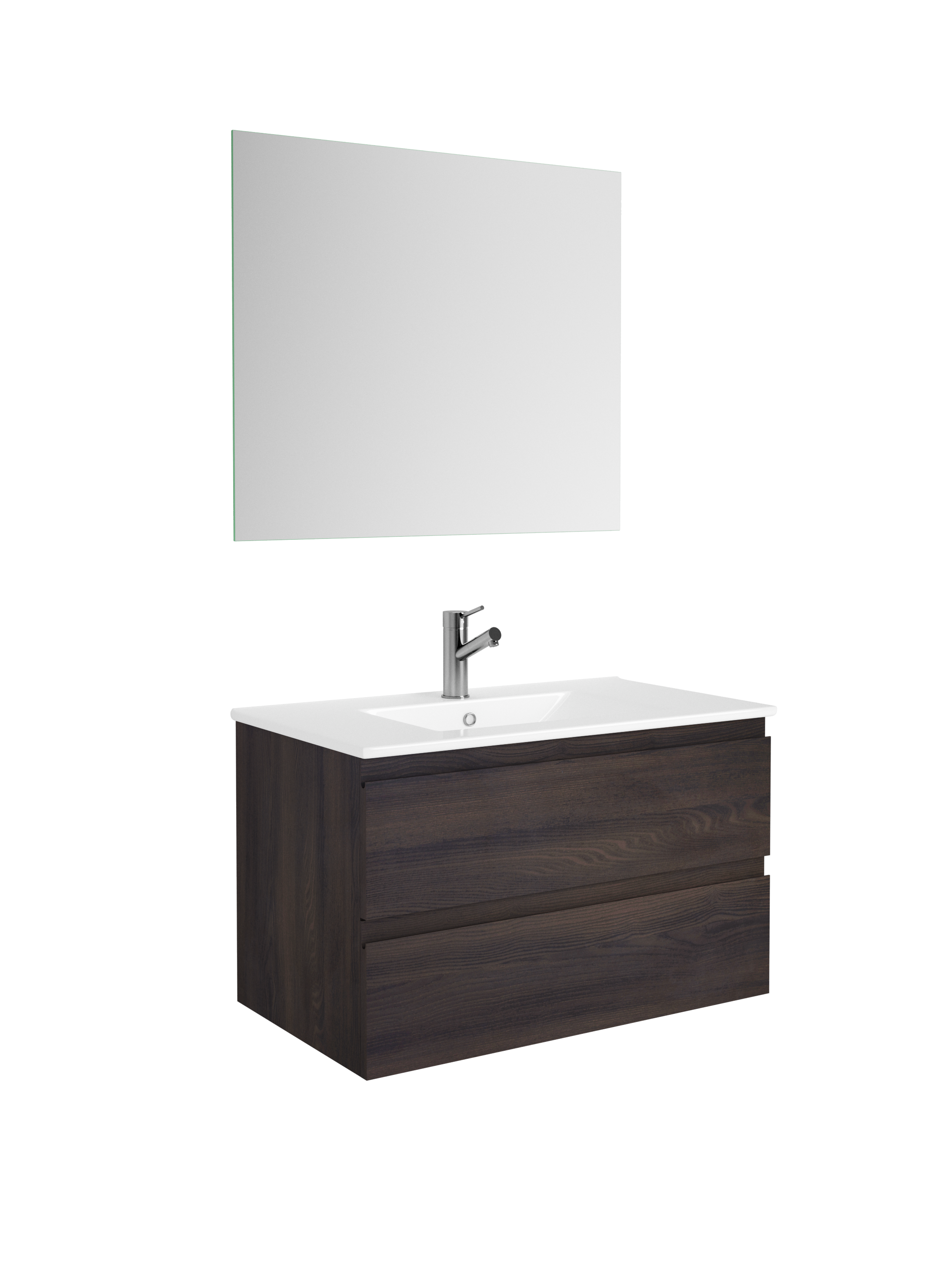 DAX Pasadena vanity cabinet 32", wenge with Onix basin (DAX-PAS013213-ONX)