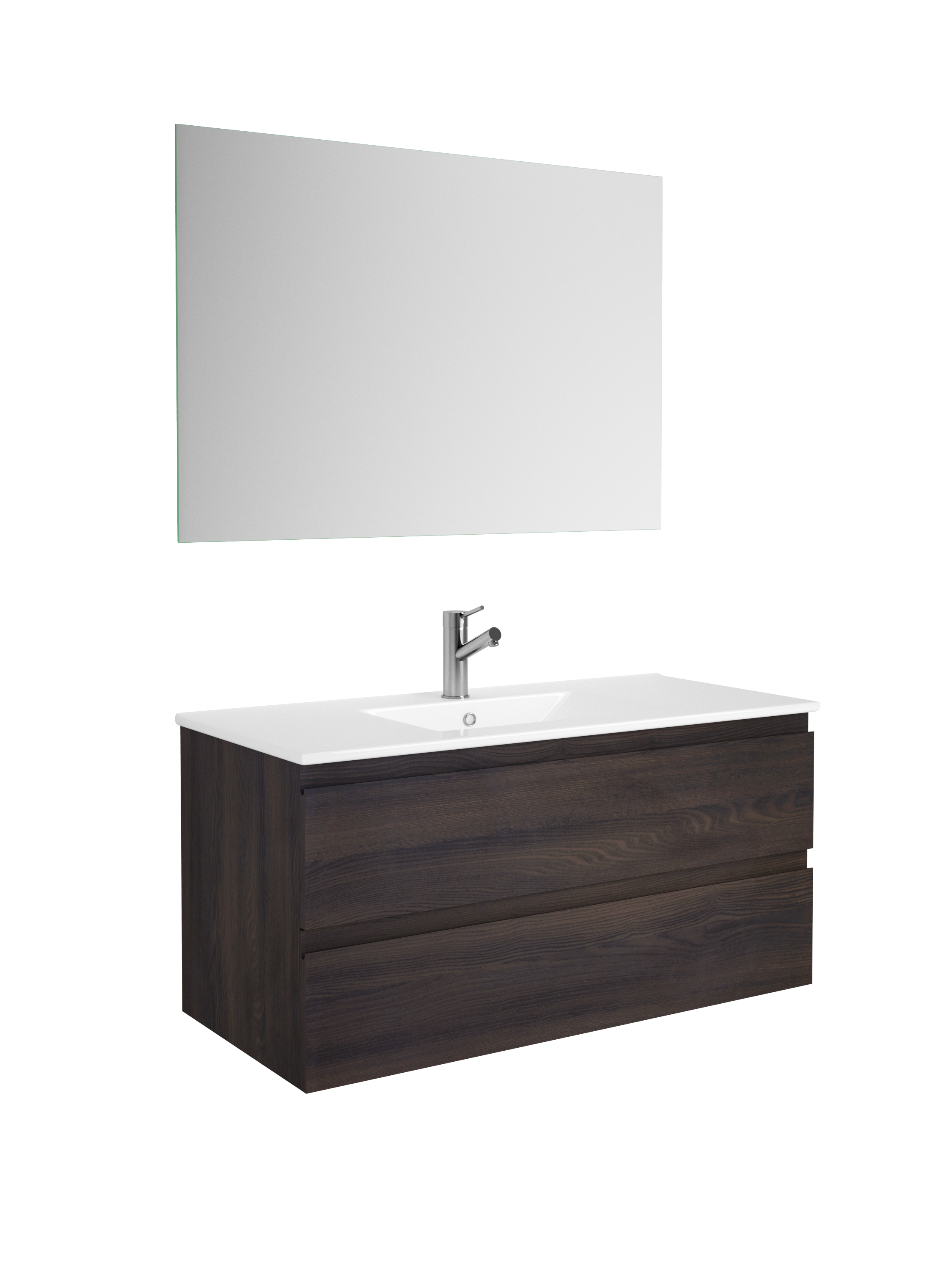 DAX Pasadena vanity cabinet 40", wenge with Onix basin (DAX-PAS014013-ONX)