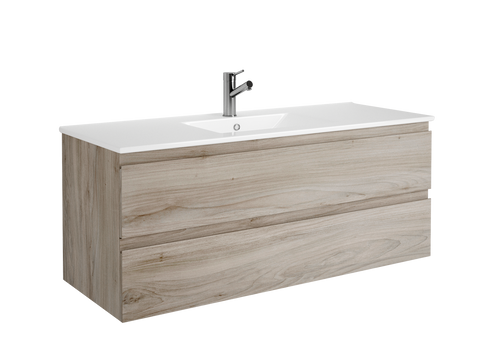 DAX Pasadena vanity cabinet 48", pine with Onix basin (DAX-PAS014812-ONX)