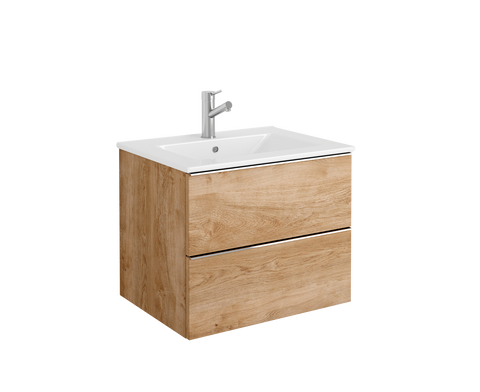 DAX Santa Monica vanity cabinet 24", oak with Onix basin (DAX-SM012414-ONX)