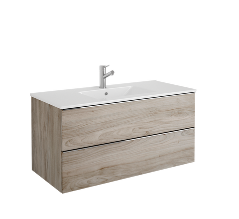 DAX Santa Monica vanity cabinet 40", pine with Onix basin (DAX-SM014012-ONX)