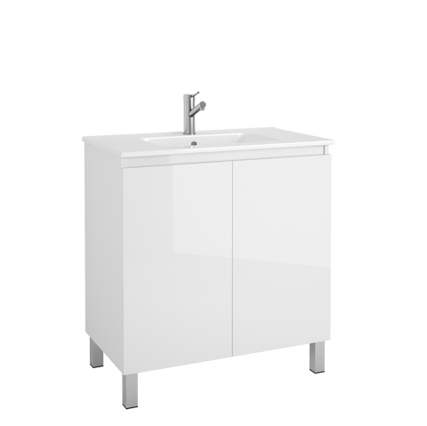 DAX Sunset vanity cabinet 32", glossy white with Onix basin (DAX-SUN013211-ONX)