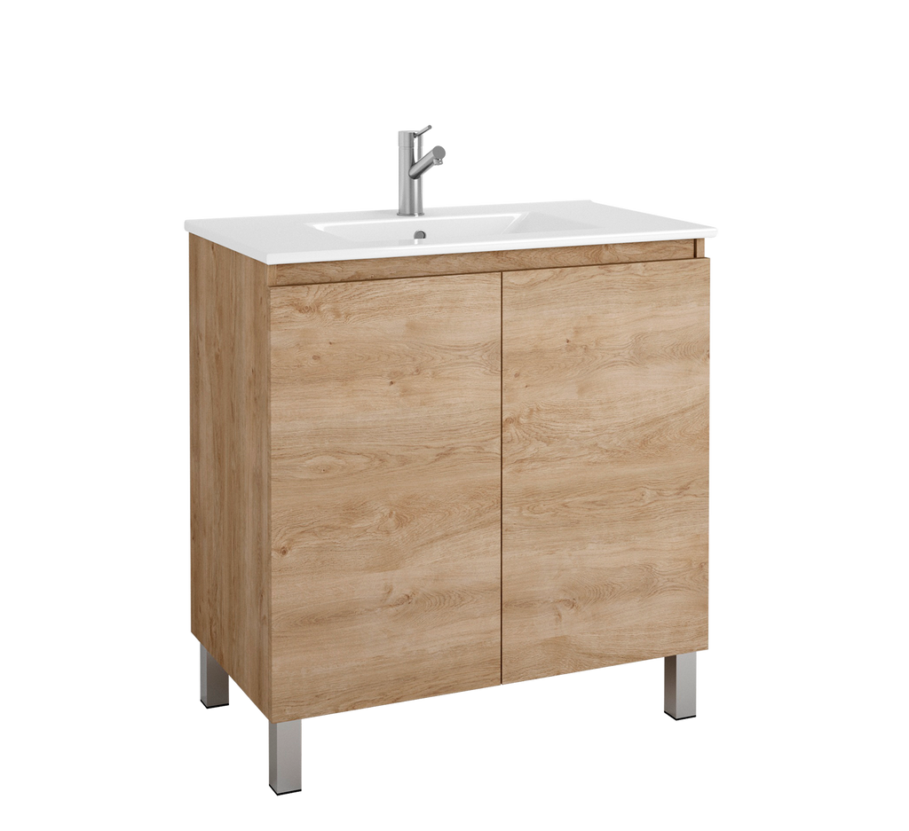 DAX Sunset vanity cabinet 32", oak with Onix basin (DAX-SUN013214-ONX)