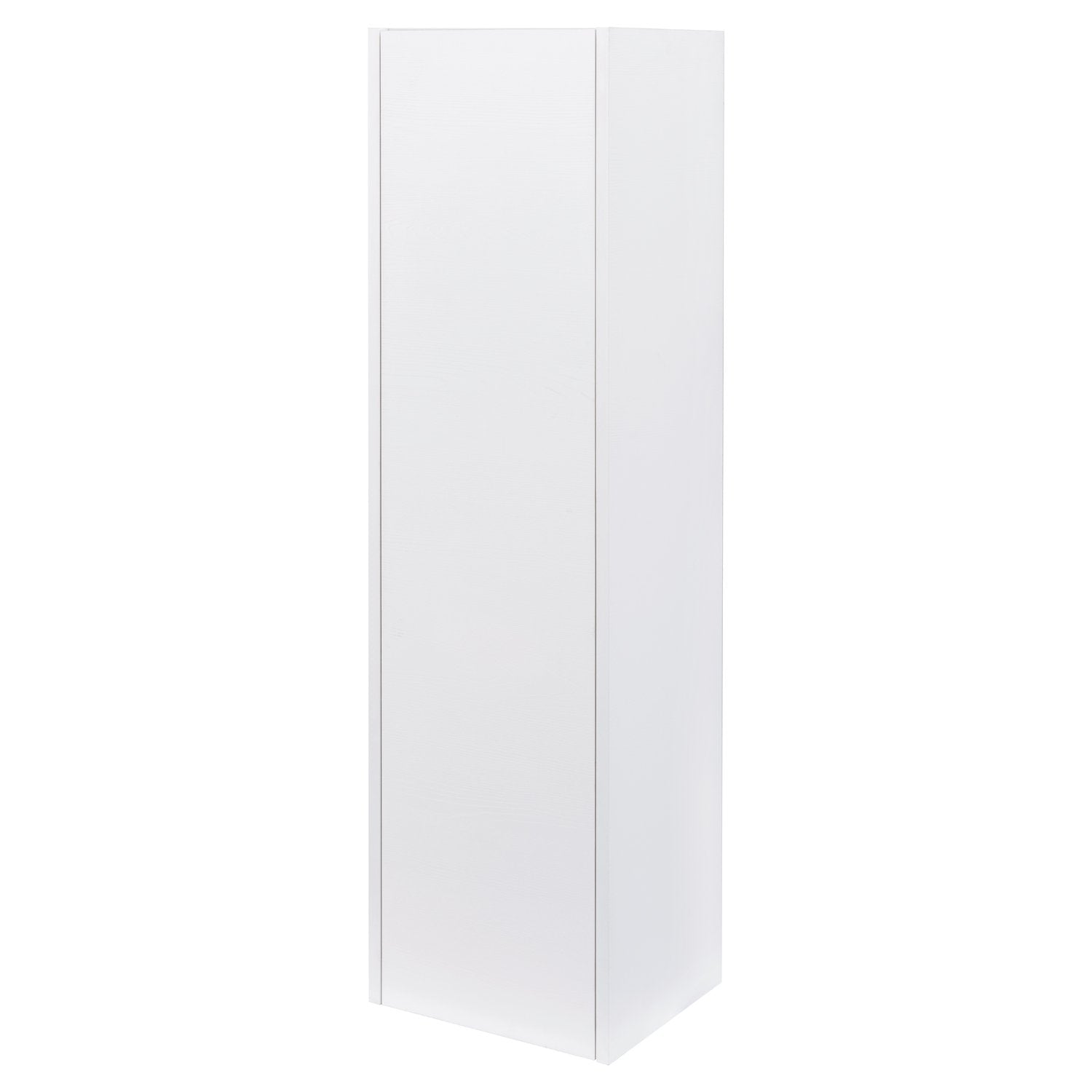 16" Tall Side Cabinet, Wall Mount, 1 Door, White, ZEN Collection by DAX