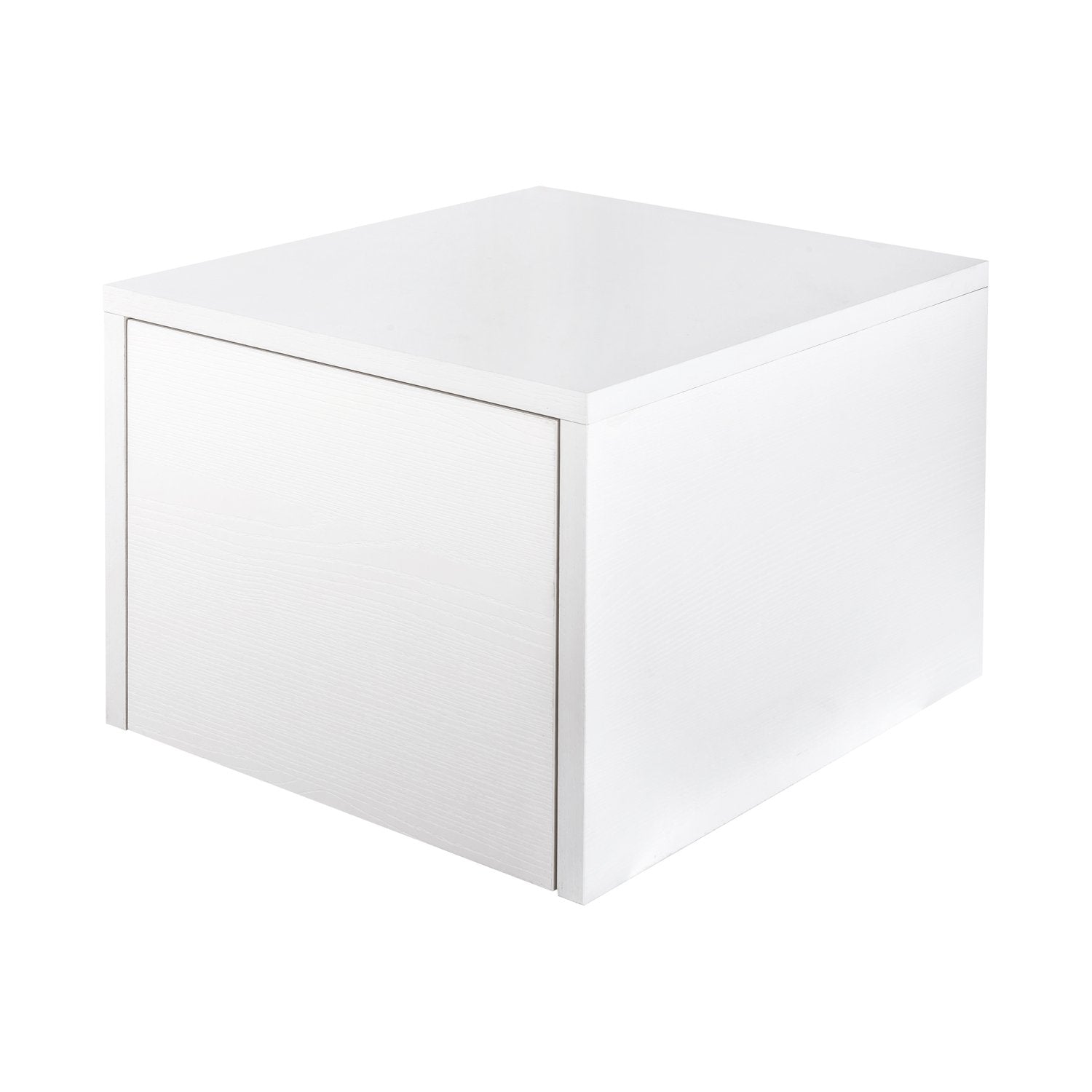16" Low Side Cabinet, Wall Mount, 1 Drawer, White, ZEN Collection by DAX