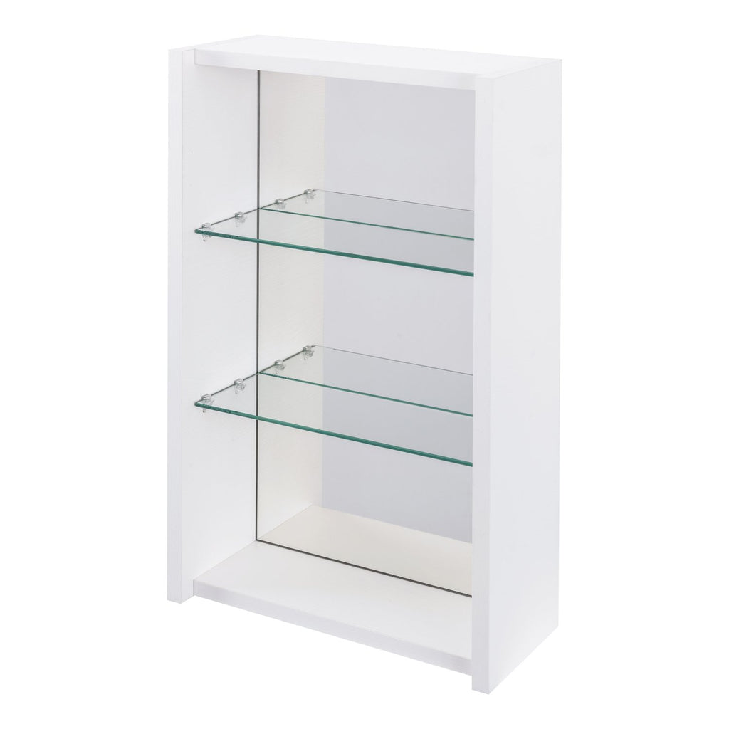 16" Small Open Cabinet, Wall Mount, White, ZEN Collection by DAX
