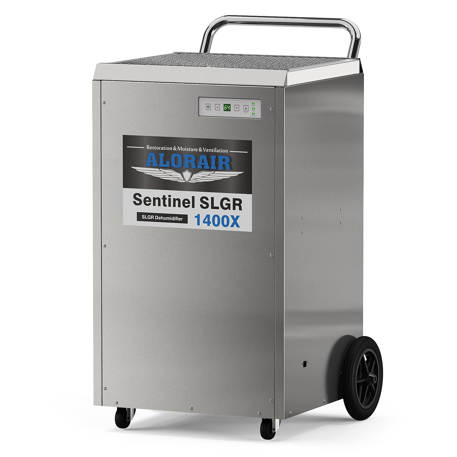 ALORAIR® Sentinel SLGR 1400X Commercial Dehumidifier, 140 PPD with Pump, Stainless Steel Body