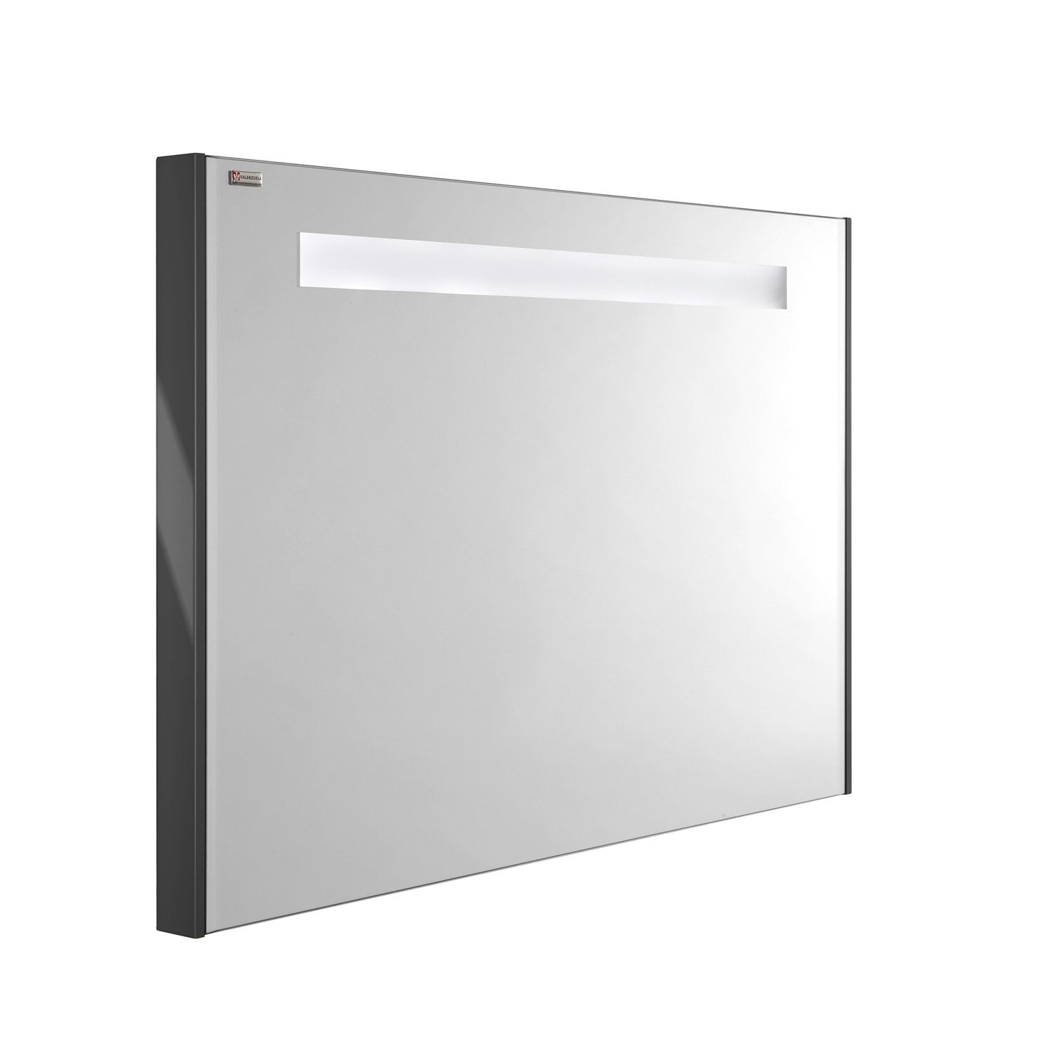 40" LED Backlit Bathroom Vanity Mirror, Wall Mount, Grey, Serie Dune/Solco by VALENZUELA