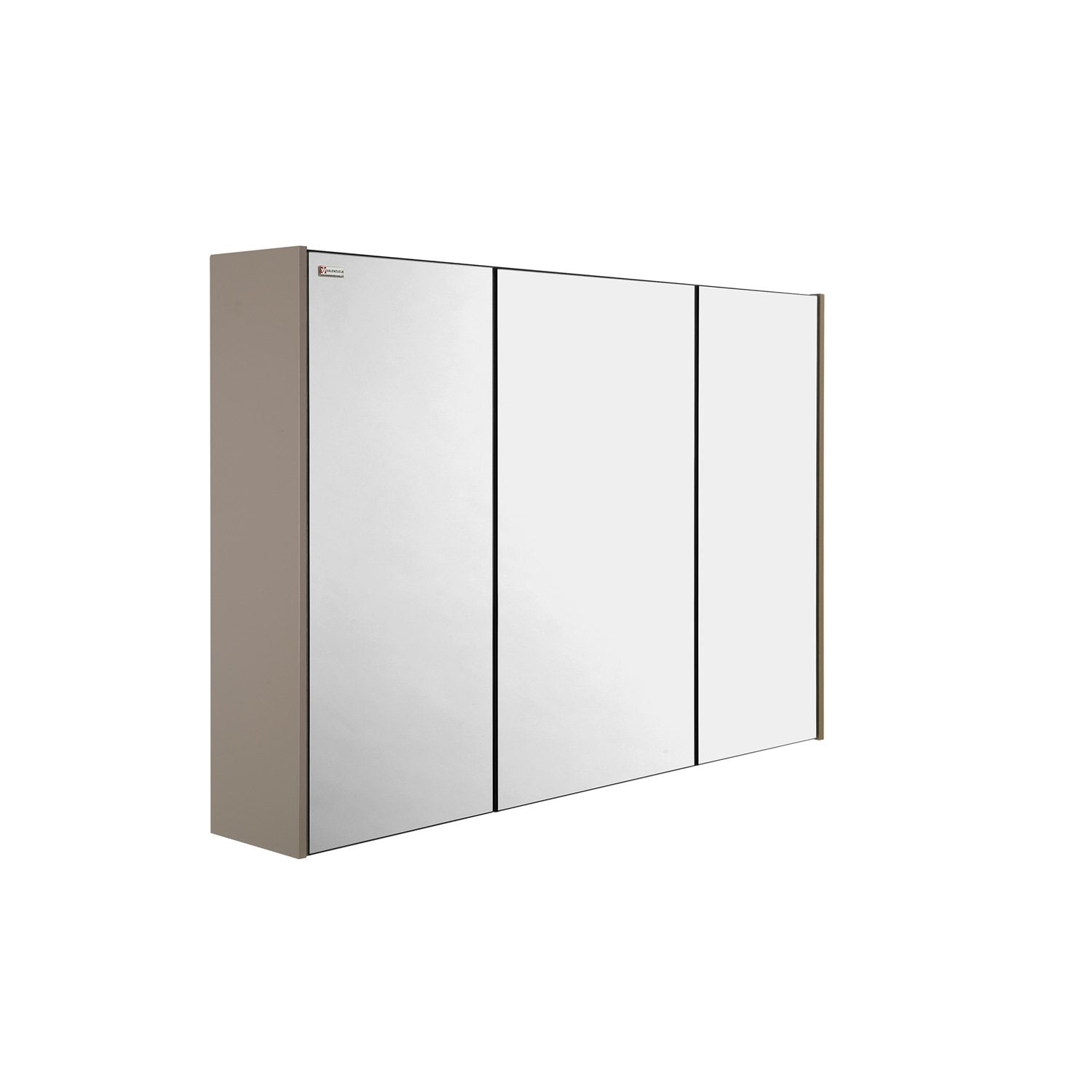 32" Medicine Cabinet Bathroom Vanity Mirror, Wall Mount, 3 Doors, Mink Matt, Serie Class by VALENZUELA