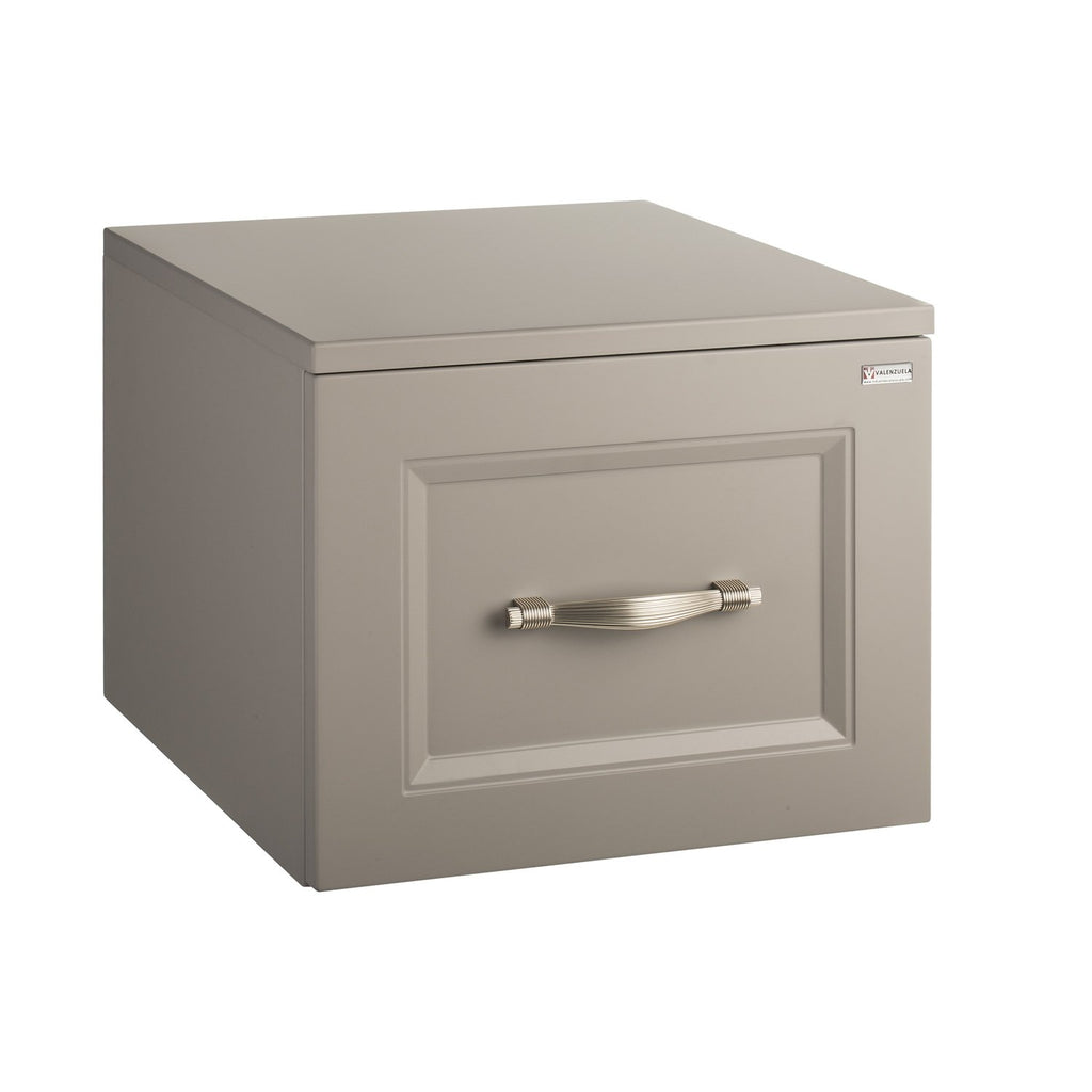16" Lower Side Cabinet, Wall Mount, 1 Drawer with Handle and Soft Close Mink, Serie Class by VALENZUELA