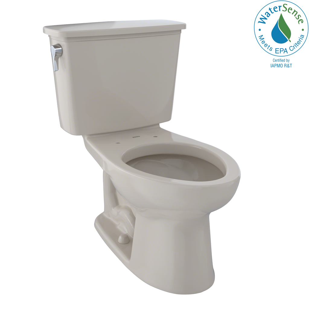 TOTO® Eco Drake® Transitional Two-Piece Elongated 1.28 GPF Toilet, Bone - CST744EN#03