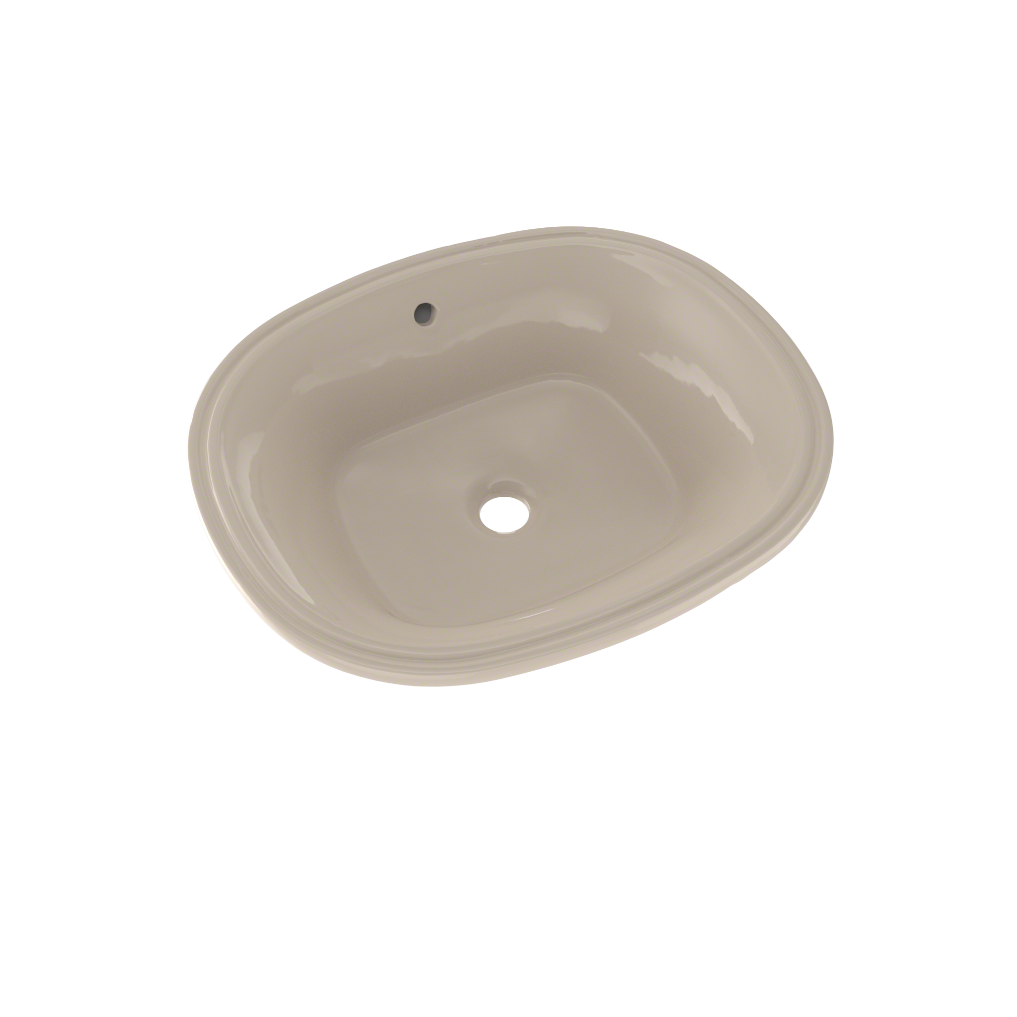 TOTO® Maris™ 17-5/8" x 14-9/16" Oval Undermount Bathroom Sink with CeFiONtect™, Bone - LT483G#03